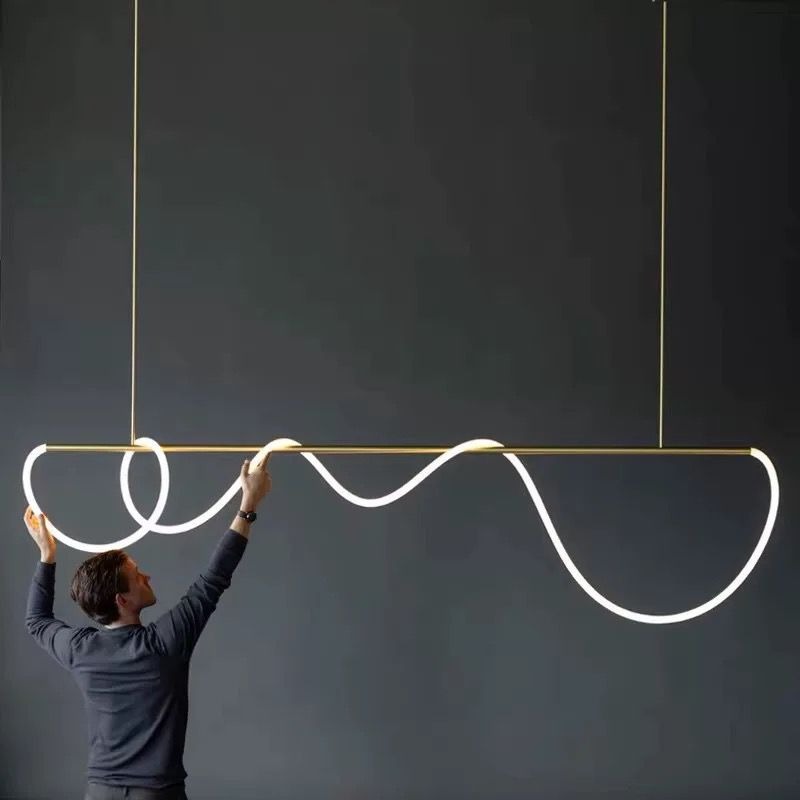 Lustra led cu telecomanda, Neo Gold, 160w