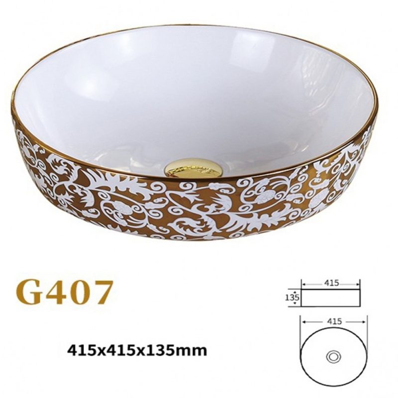 Lavoar Ceramic Premium, Rotund 41cm Elit's