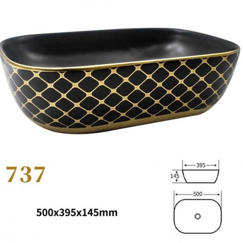 WhatsApp Image 2025-03-19 at 09 (2) Lavoar Ceramic Premium, Oval Gold-Negru,50x39,5 cm Elit's