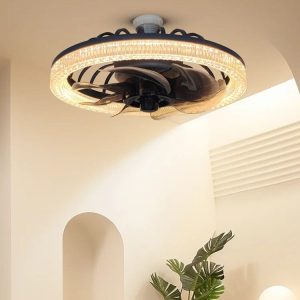 Ventilator de Plafon cu LED Compact și Elegant