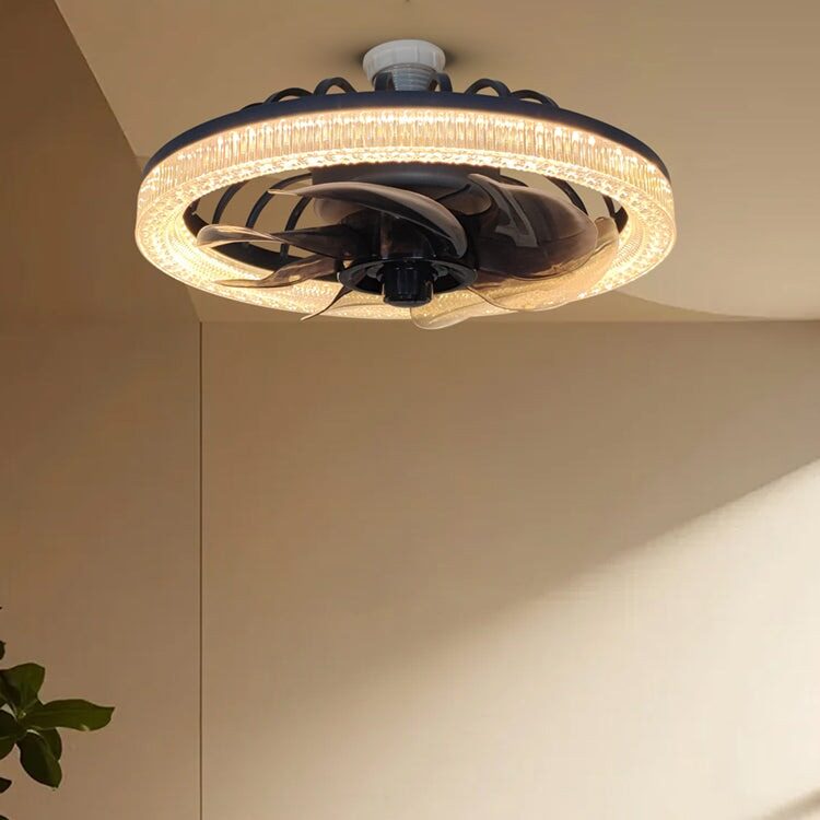 Ventilator de Plafon cu LED Compact și Elegant