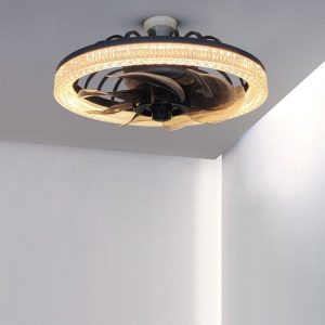 Ventilator de Plafon cu LED Compact și Elegant
