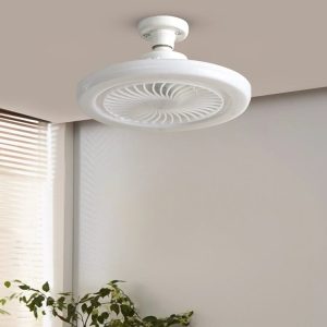 Lustra cu ventilator,Alb