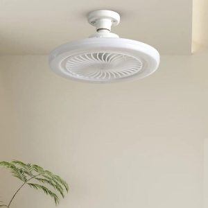 Lustra cu ventilator,Alb