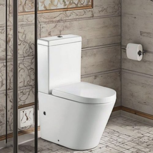 Set Vas WC cu Rezervor și Capac din Polipropilenă