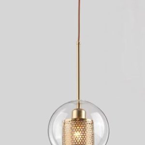 Pendul Elegant cu Glob Transparent, Soclu E27 Elit's