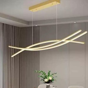 Lustra cu Telecomandă, 80W, Gold Elit's