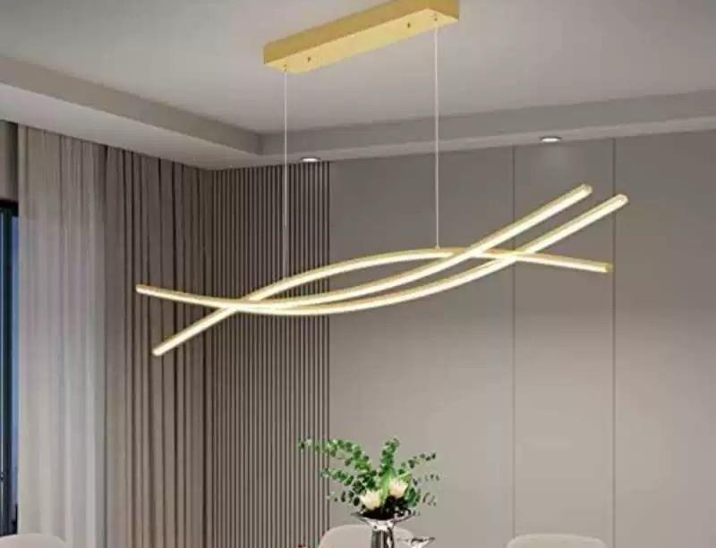Lustra cu Telecomandă, 80W, Gold Elit's