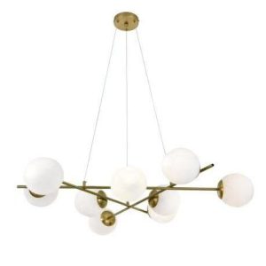 Lustră Suspendată cu 8 Brațe –Elit's Soclu E27, Design Impresionant, 68×68×80 cm