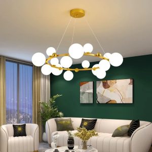 Lustră Suspendată cu Fasung G9 –Elit's Design Elegant, 1000×800 mm
