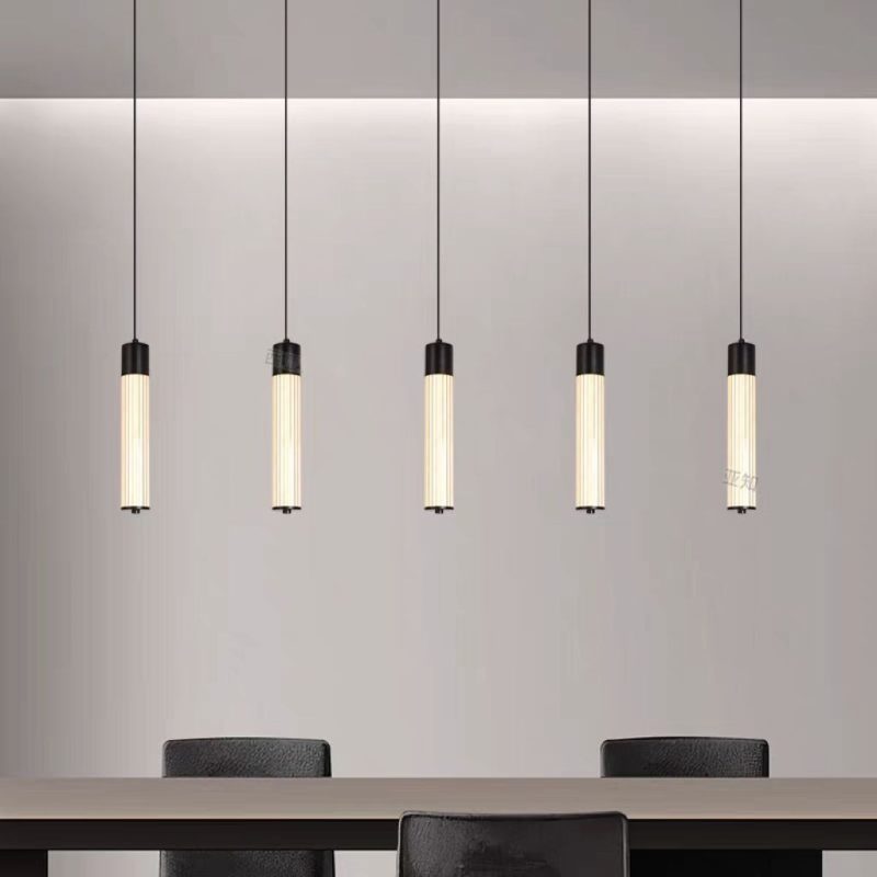 Lustră LED cu Telecomandă, Negru –Elit's 50W, 3 Tonuri de Lumină, 800×H1000 mm