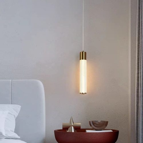 Pendul LED cu Lumină Reglabilă, Gold –Elit's 10W, 3 Tonuri de Culoare, 100×H1000 mm