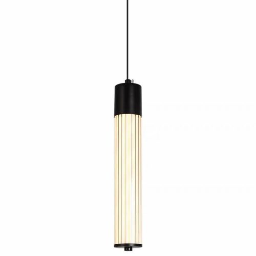 Pendul LED cu Lumină Reglabilă, Negru –Elit's 10W, 3 Tonuri de Culoare, 100×H1000 mm