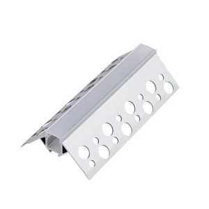 1062070 Profil LED Încastrat pentru Colț Exterior – Aluminiu, 2 m Elit's
