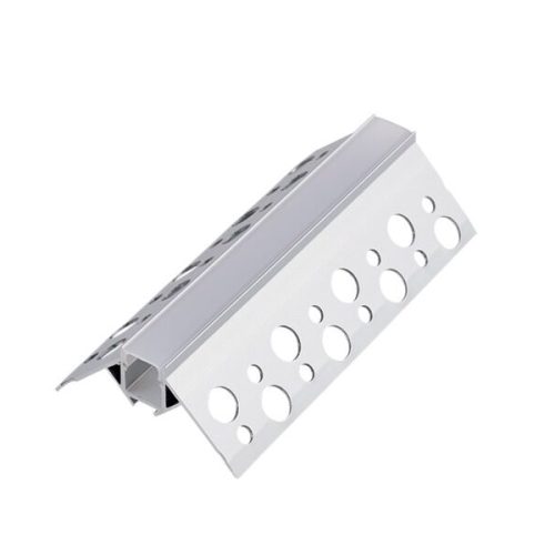 Profil LED Încastrat pentru Colț Exterior – Aluminiu, 2 m Elit's