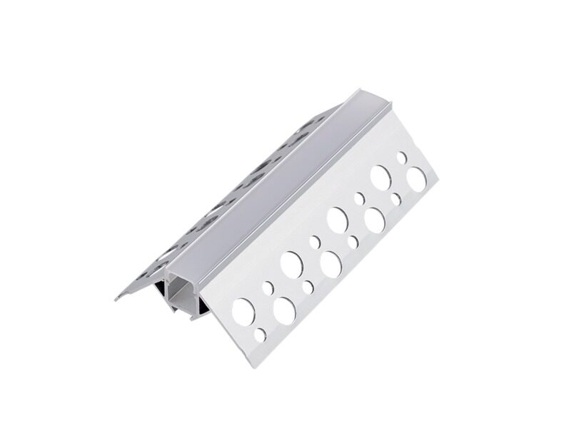 1062070 Profil LED Încastrat pentru Colț Exterior – Aluminiu, 2 m Elit's