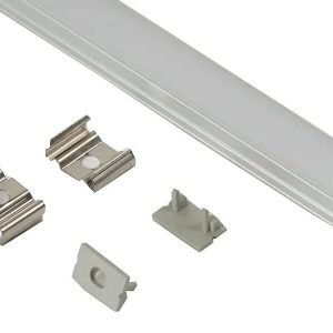 Profil LED Aplicat – Aluminiu, 2 m, Culoare Albă ✨Elit's