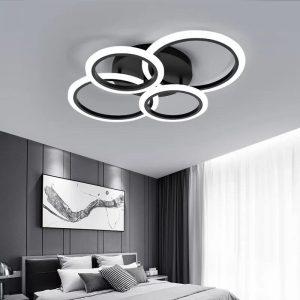 20220815153649 Lustra LED Eclipse Negru –Elit's 74W, cu telecomanda