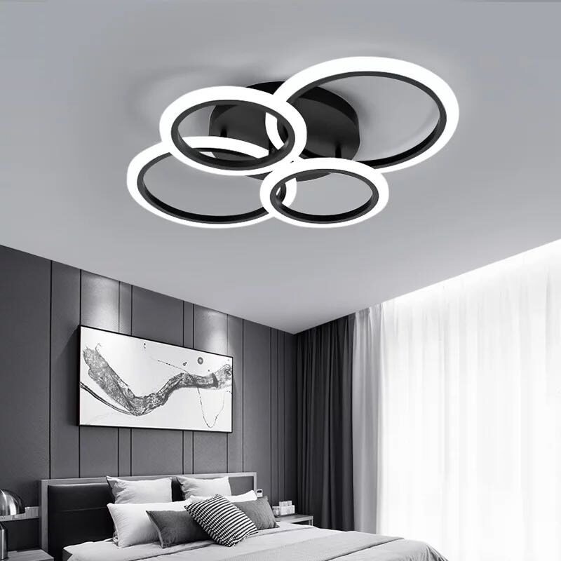 20220815153649 Lustra LED Eclipse Negru –Elit's 74W, cu telecomanda
