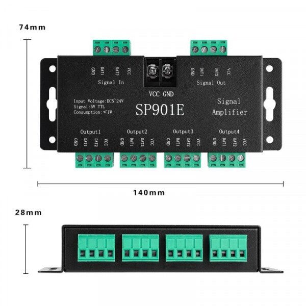 2_0043e452-82f0-43d1-8c8b-0c3440 Amplificator pentru bandă LED digitală –Elit's Model SP901E 💡