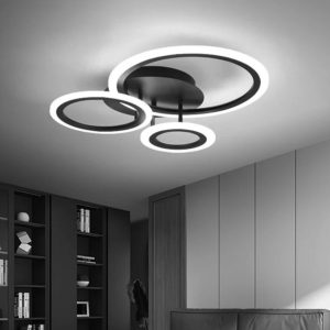 IMG_8503 Lustra LED Eclipse Negru –Elit's 66W, cu telecomanda