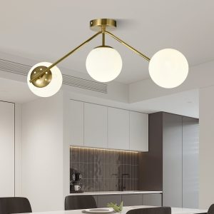 Lustra model N36377-3 – 3 x E27, abajururi elegante, finisaj auriu2 Lustra model N36377-3 –Elit's 3 x E27, abajururi elegante, finisaj auriu