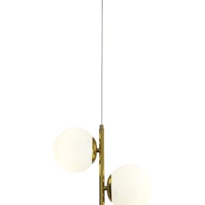 Lustra N6804-Elit's 2 abajururi elegante, finisaj GOLD