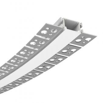 Profil-LED-flexibil-2m-incastrat Profil LED Încăastrat cu Finisaj Flexibil – Aluminiu, 3 m Elit's