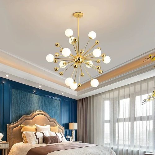 Lustră modernă cu 11 socluri G9 –Elit's Design elegant, Ø60 cm