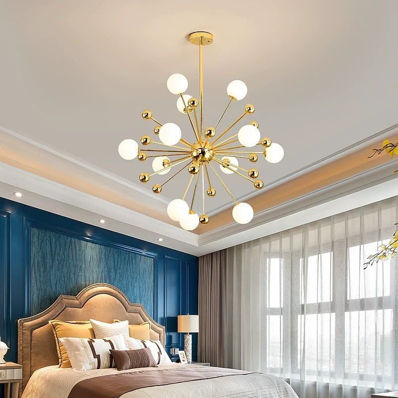 Lustră modernă cu 11 socluri G9 –Elit's Design elegant, Ø60 cm