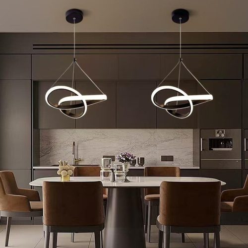 Lustră LED suspendată, negru –Elit's 28W, Ø30 cm, 3 temperaturi de culoare