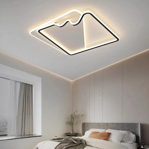 Lustra LED G3943 BK –Elit's 160W, cu telecomanda,  3 temperaturi de culoare