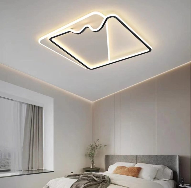 Lustra LED G3943 BK –Elit's 160W, cu telecomanda,  3 temperaturi de culoare