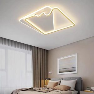 Lustra LED G3943 GD –Elit's 160W, cu telecomanda, 3 temperaturi de culoare
