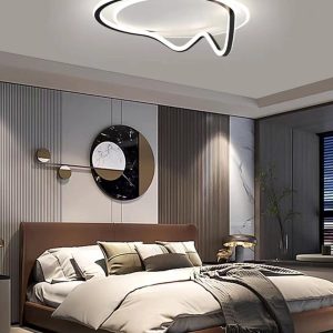 Lustra LED G3942 BK –Elit's 138W, cu telecomanda, ~12.400 lumeni, 3 temperaturi de culoare