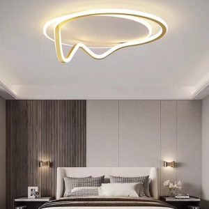 Lustra LED G3942 GD – Elit's 138W, cu telecomanda, 3 temperaturi de culoare