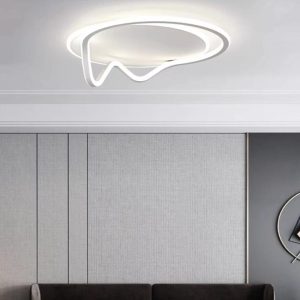 Lustra LED G3942 WH –Elit's 138W, cu telecomanda, 3 temperaturi de culoare