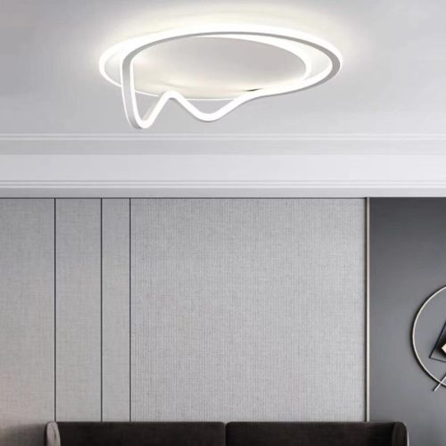 Lustra LED G3942 WH –Elit's 138W, cu telecomanda, 3 temperaturi de culoare