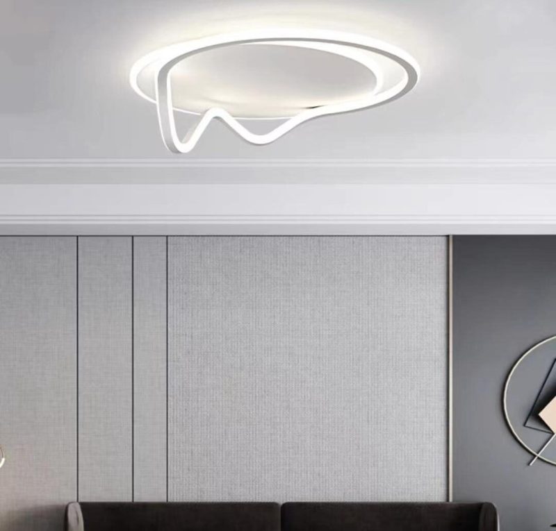 Lustra LED G3942 WH –Elit's 138W, cu telecomanda, 3 temperaturi de culoare