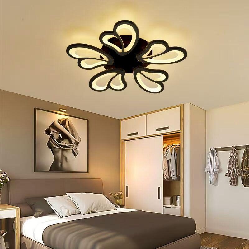 Lustra LED G3314-5 BK –Elit's 130W, cu telecomanda, 3 temperaturi de culoare