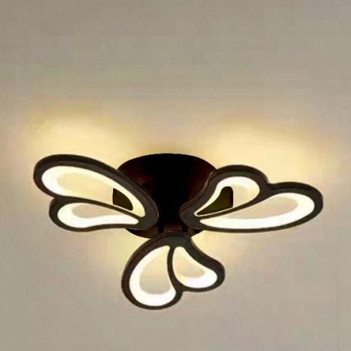 Lustra LED G3314-3 BK –Elit's 98W, cu telecomanda, 3 temperaturi de culoare
