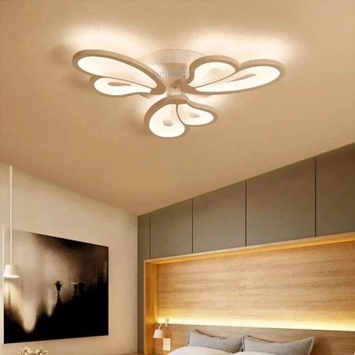 Lustra LED G3314-3 WH –Elit's 98W, cu telecomanda, 3 temperaturi de culoare