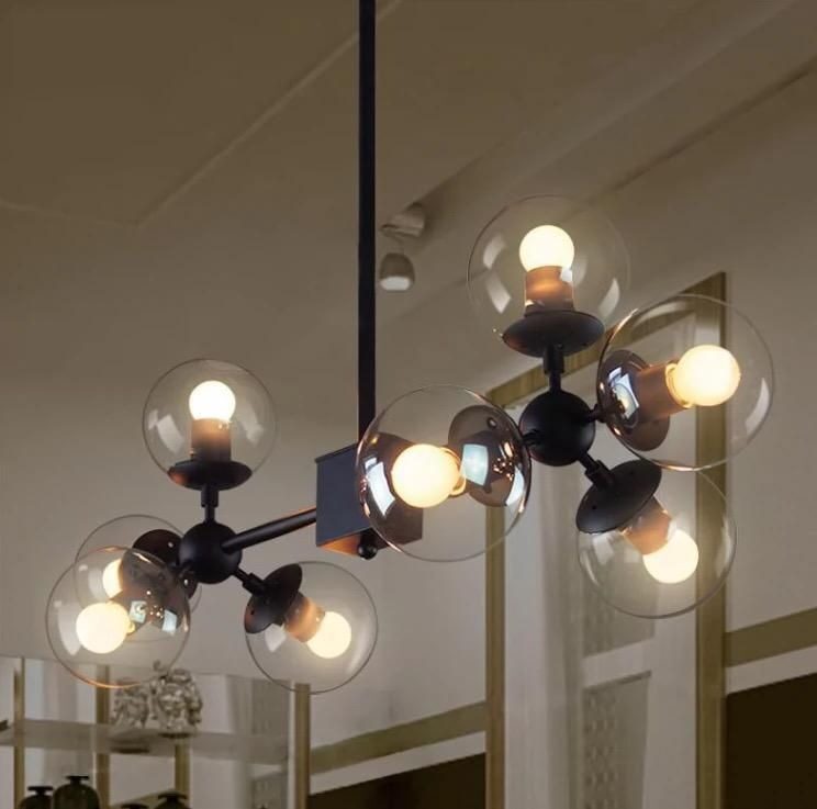 Lustra DX219-8 – Elit's 8 surse de lumină, soclu E27, design elegant