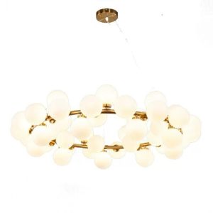 Lustra 1010-45 GD –Elit's candelabru modern cu 45 globuri, soclu G9