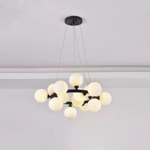 Lustra 1010-15 BK –Elit's candelabru modern cu 15 globuri, soclu G9