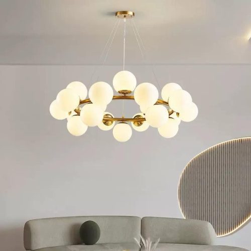 Lustra 1010-15 GD –Elit's candelabru modern cu 15 globuri, soclu G9