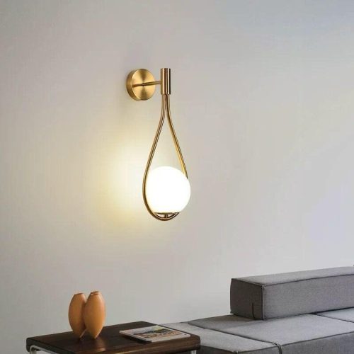 Aplica MX 915-1 GD – cu soclu E27, design elegant auriu 💫Elit's