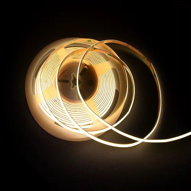 Bandă LED COB – 9 W/m, Lumină Neutră 4000 K, 10 m – 12 V 💡Elit's