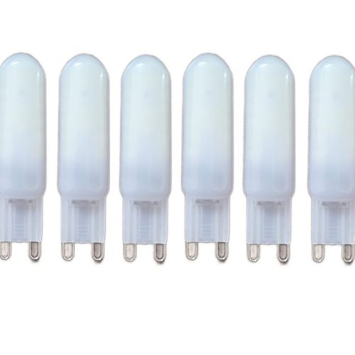 Set de 10 Becuri LED G9 MAT – 3 W, lumină rece 6000 K, 220 V Elit's