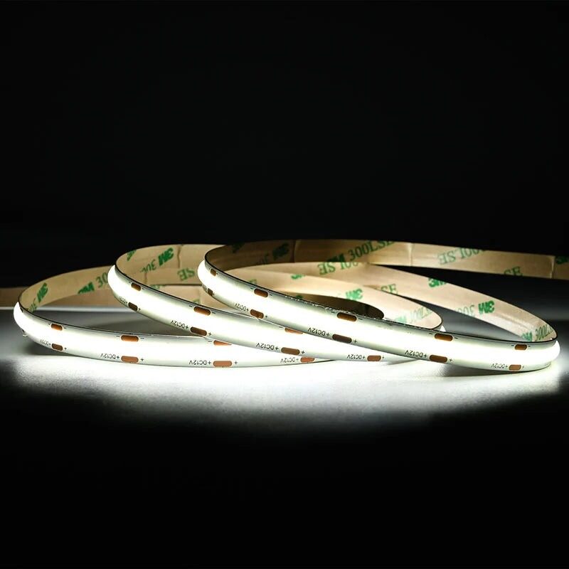 Bandă LED COB – 11 W/m, Lumină Rece 6000 K, 10 m – 24 V 💡Elit's